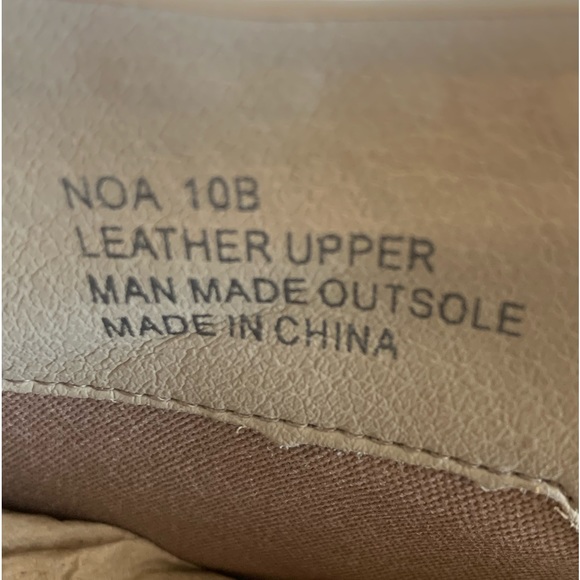 Dolce Vita Tan Taupe Suede Women Peep Toe Ankle Boot Mule  10 - Picture 12 of 13